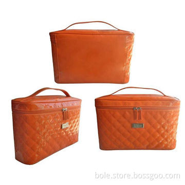 PVC cosmetic bag, made of vinyl, various size and color is available